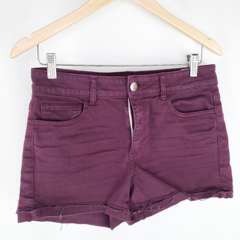 American Eagle super stretch frayed shorts size 10